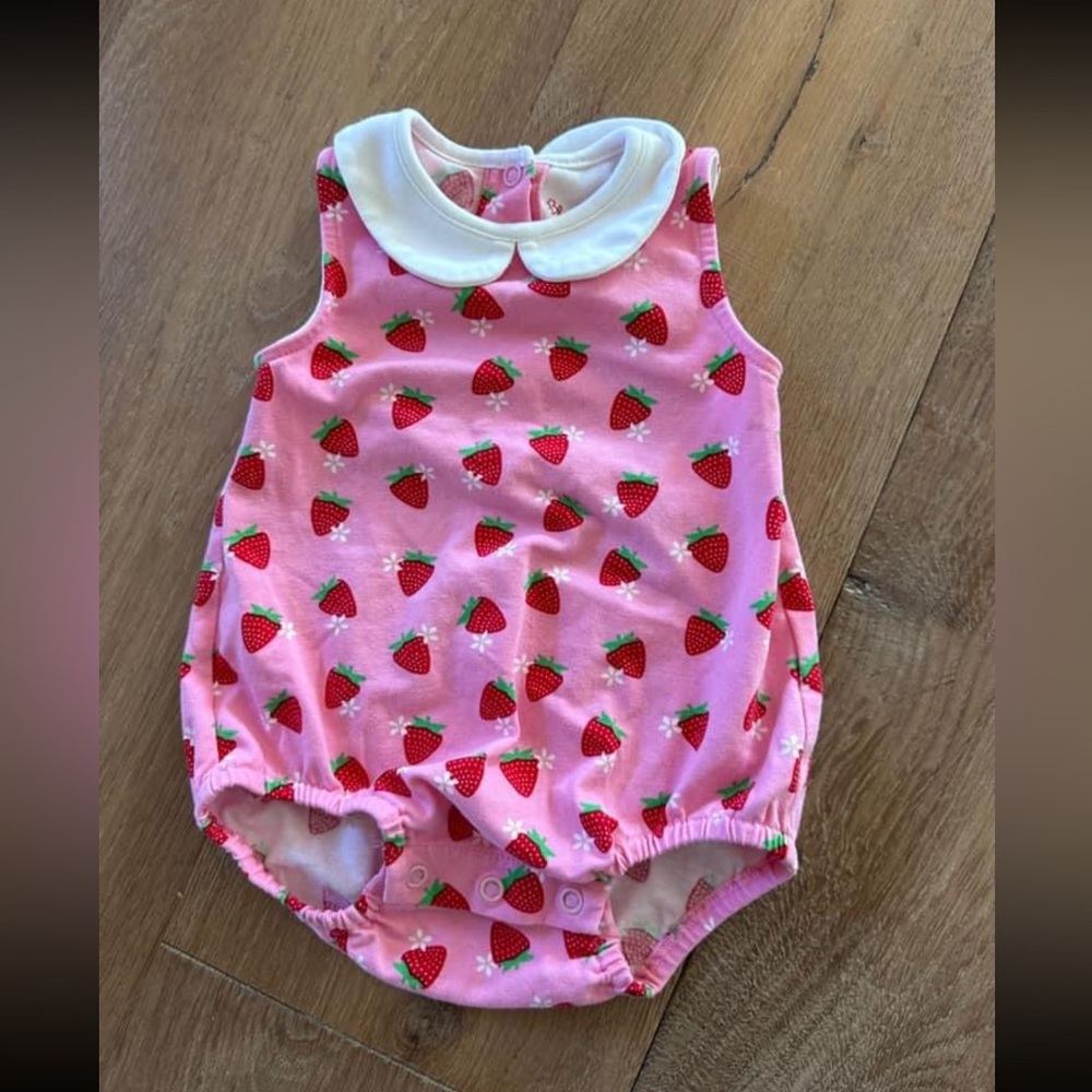 Freshly Picked Strawberries Print Bubble
